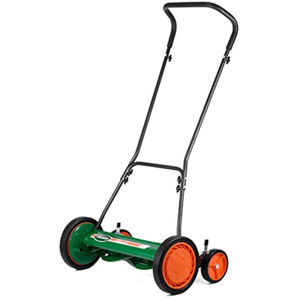 TM57582 20 in. 5-Blade Classic Push Reel Lawn Mower, Green -  Nuegear