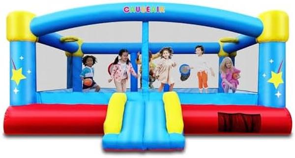 Picture of Nuegear TM57585 48 x 20 x 42 in. Outdoor Play Hop n Go Inflatable Bouncing Dinosaurs Ride-On - Set of 2 - Ages 5 & Up