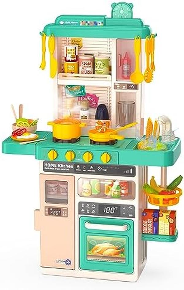 Picture of Nuegear TM57626 Simulation of Spray & Play Sink&#44; Pretend Play Food Kitchen Toy - 48 Piece