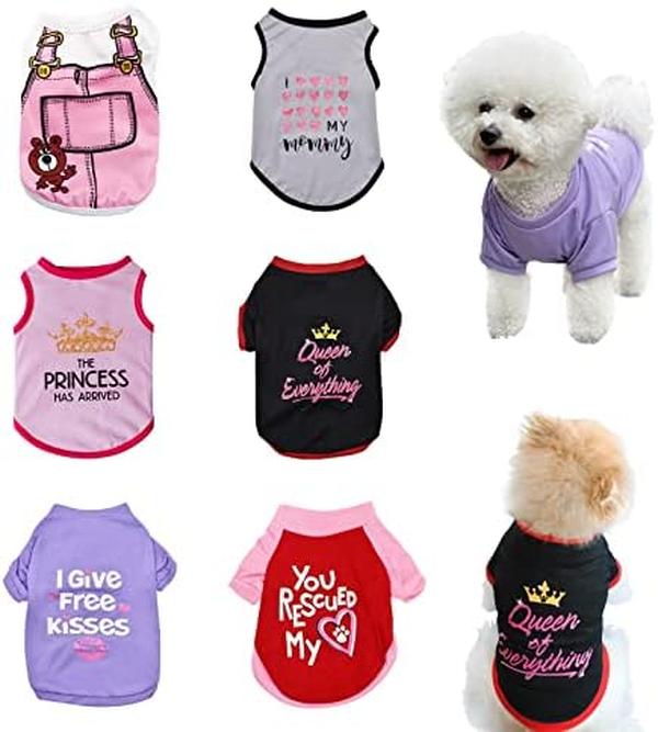 Picture of Nuegear TM57632 Soft & Breathable Dog Shirts with Letters for Pet Dogs - Small