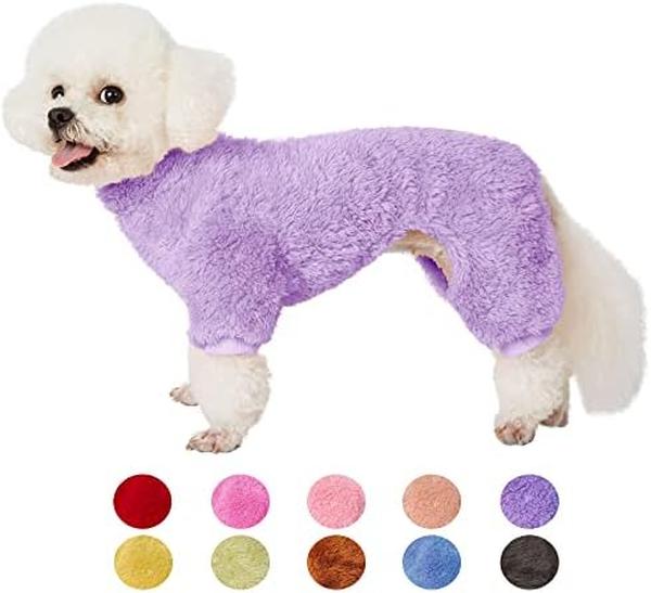 Picture of Nuegear TM57634 Soft Warm Holiday Outfit Dog Pajamas&#44; Lavender - Extra Small