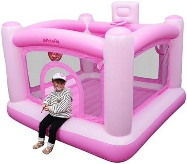 Picture of Nuegear TM57645 Dolphin Inflatable Bounce House with Slide&#44; Air Blower