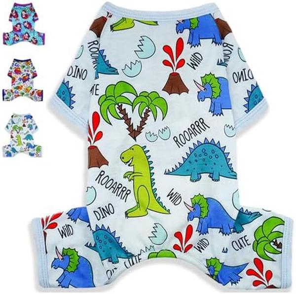 Picture of Nuegear TM57952 Doggie Spring Summer One Pieces Pet Pajamas Outfit - Medium