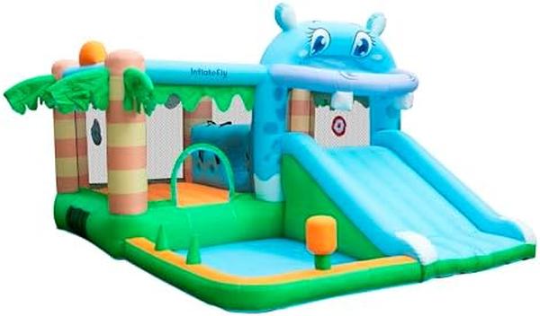 Picture of Nuegear TM57676 4-in-1 Kids Inflatable Bounce House Jumping Castle with 2 Slides&#44; Climbing Wall