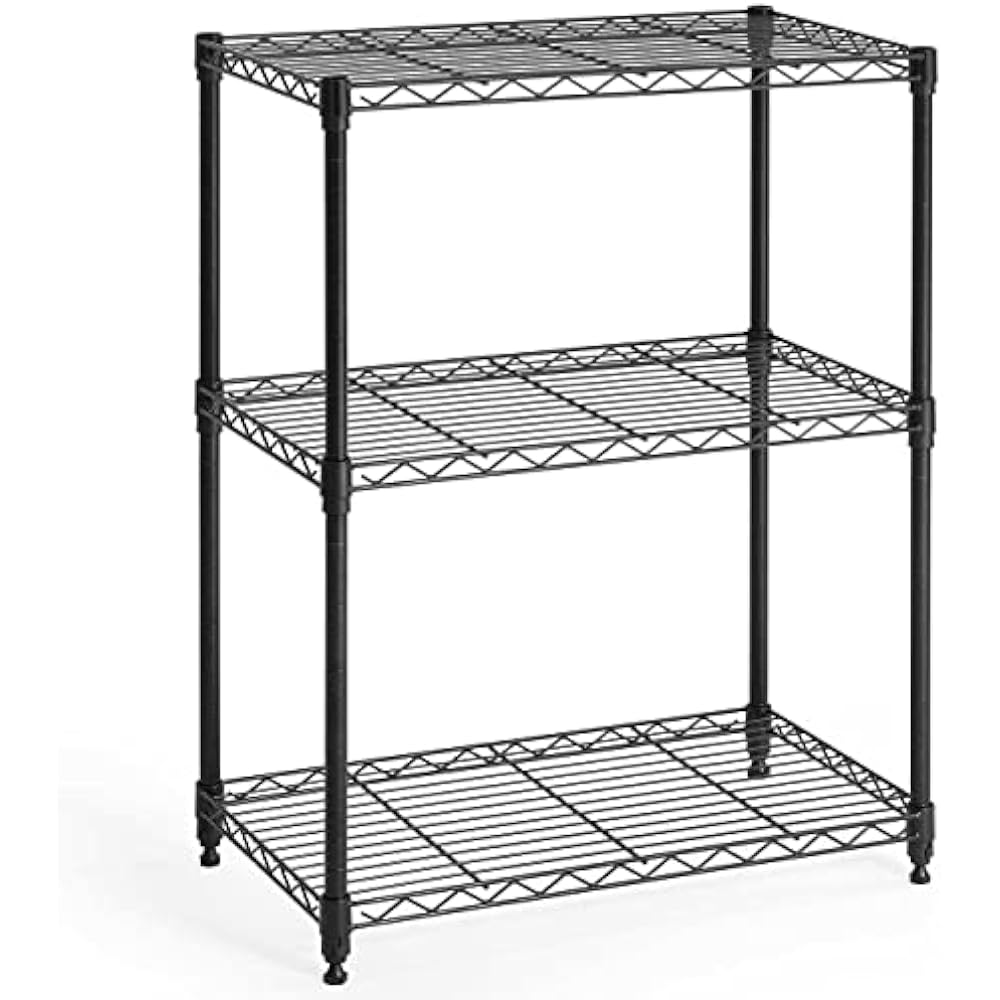Picture of Nuegear TM57704 3&#44; 4 & 5-Tier Adjustable Height Wire Shelving Unit&#44; Black