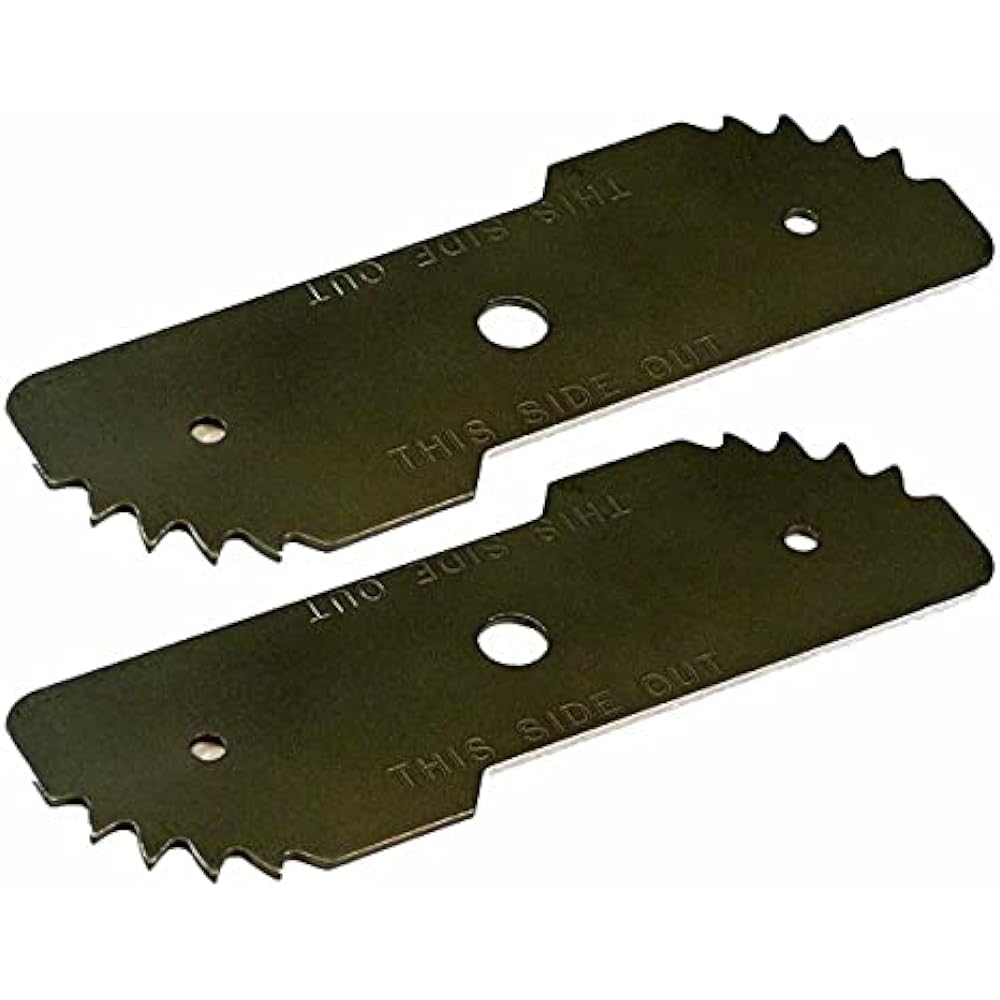 Picture of Nuegear TM57712 Genuine OEM Replacement Edger Blades&#44; Black - Pack of 2