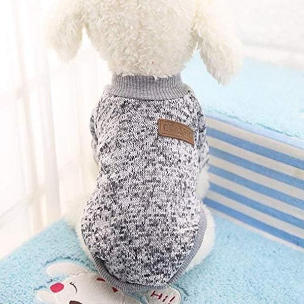 Picture of Nuegear TM58023 Soft Pet Dog Classic Sweater&#44; Gray - Extra Small