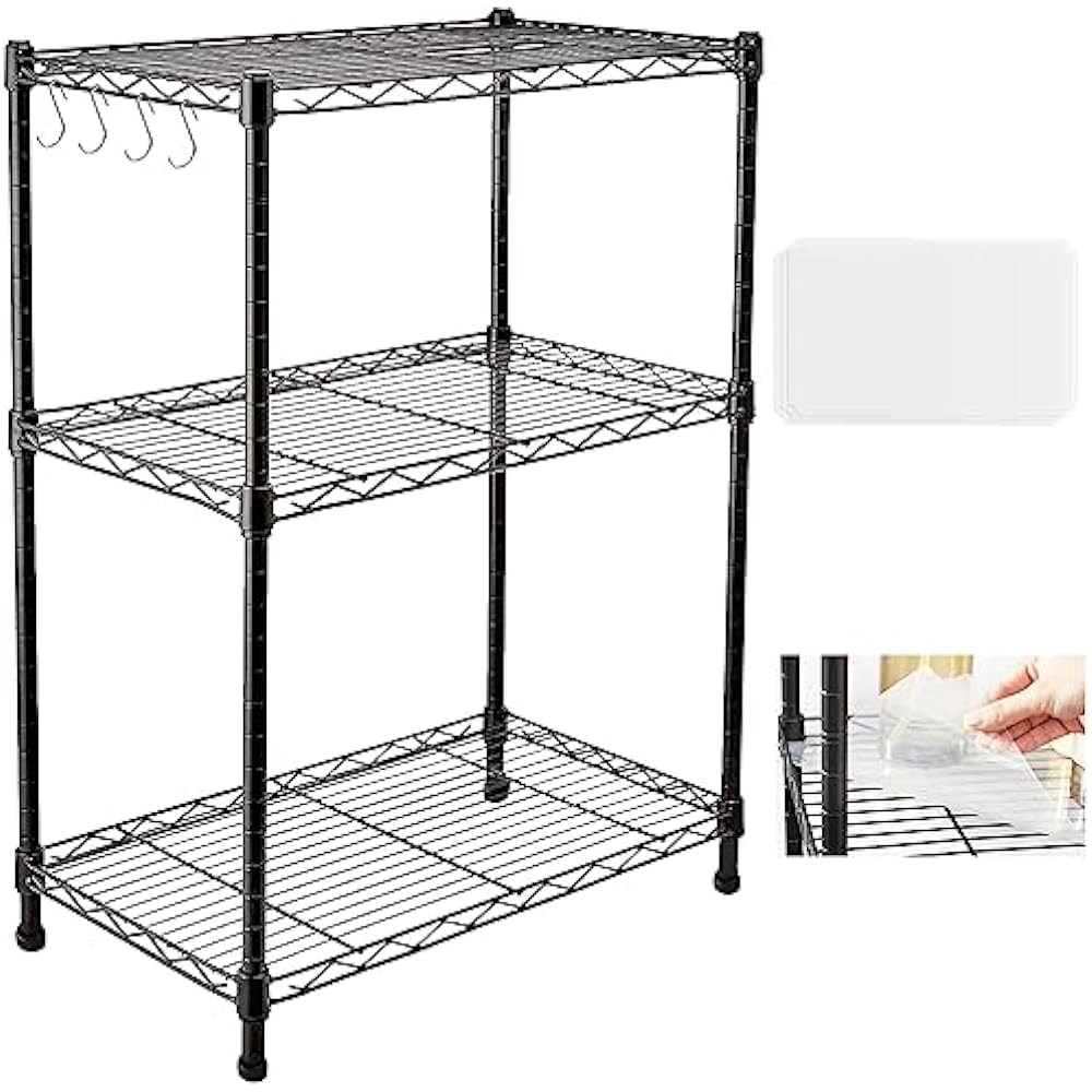 Picture of Nuegear TM58044 15.7 x 11.8 x 31.5 in. Tier Shelves Storage&#44; Wire Shelf Unit&#44; Standing Adjustable Metal Shelves Organizer - Small