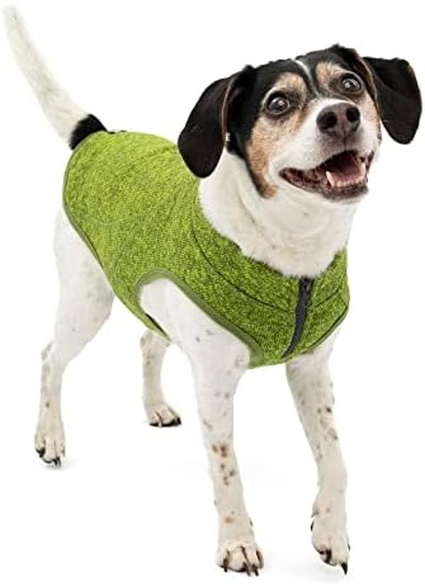 Picture of Nuegear TM57722 Knit Dog Sweater with Fleece Lining&#44; Heather Green - Small