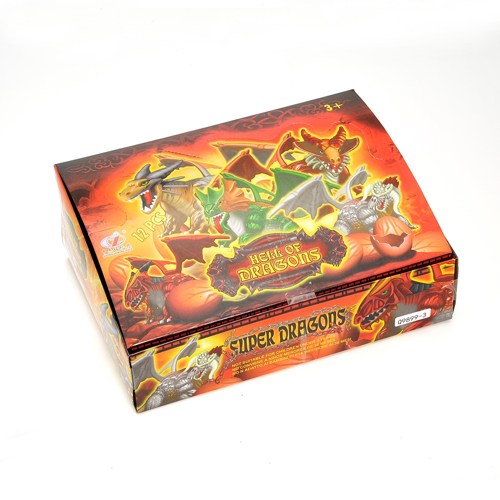 Picture of Netjett XS67051 UNO1RC Kids Boys & Girls Dragon Figurine Puzzles in Hatching Jurassic Eggs - 12 Per Pack
