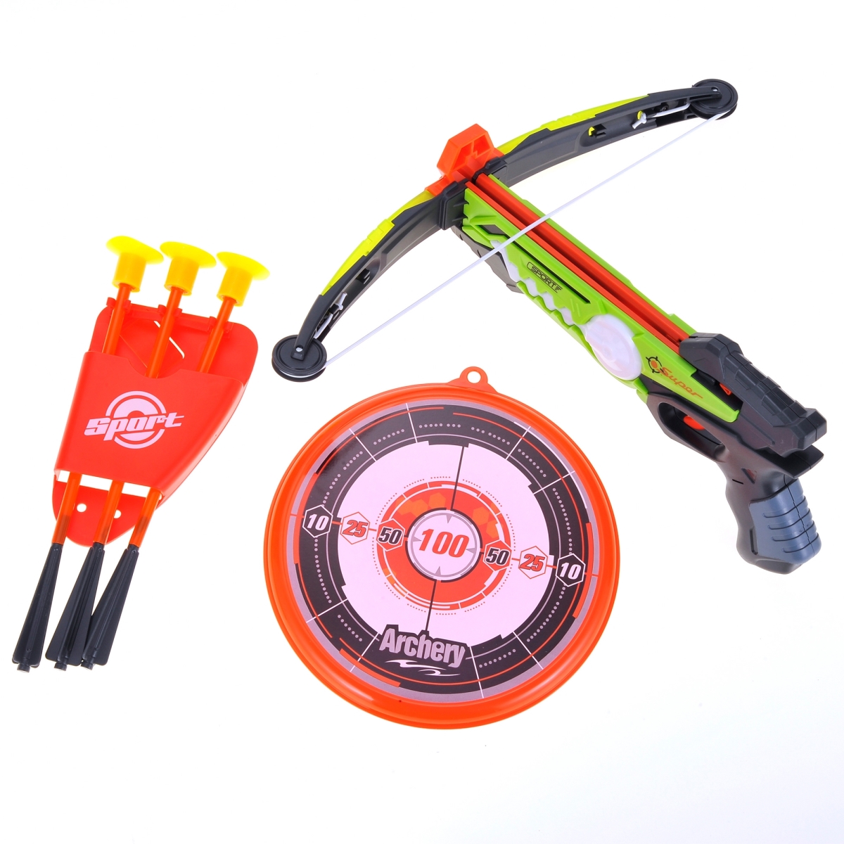 Picture of Netjett XS67065 UNO1RC Kids Boys & Girls Crossbow Archery Set with Suction Cup Arrows & Target LED