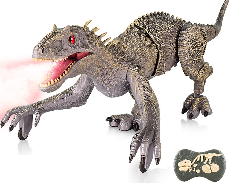 Picture of Netjett XS67321 UNO1RC Kids Boys & Girls Radio Controlled Dino Jurassic Walking Roaring Tyrannosaurus - Green