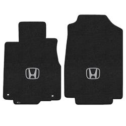 2012-On CRV Ebony Velourtex with H Silver Logo Mats, 2 Piece