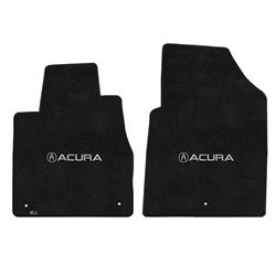 2007-2013 MDX Ebony Ultimat Acura with A Logo Mats - Ebony - 2 Piece