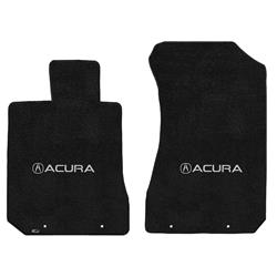 2005-2008 RL Ebony Ultimat Acura with A Logo Mats - Ebony - 2 Piece