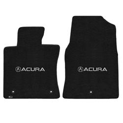 2009-2013 TL Ebony Ultimat Acura with A Logo Mats - Ebony - 2 Piece