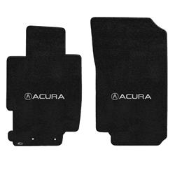 2004-2008 TL Ebony Ultimat Acura with A Logo Mats - 2 Piece