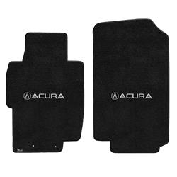 2004-2008 TSX Ebony Ultimat Acura with A Logo Mats - Ebony - 2 Piece