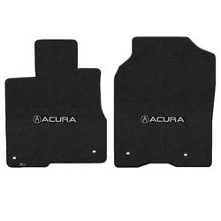 2013-On RDX Ebony Velourtex Acura with A Logo Mats, 2 Piece