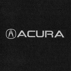2004-2008 TL Ebony Velourtex Acura with A Logo Mats, 2 Piece