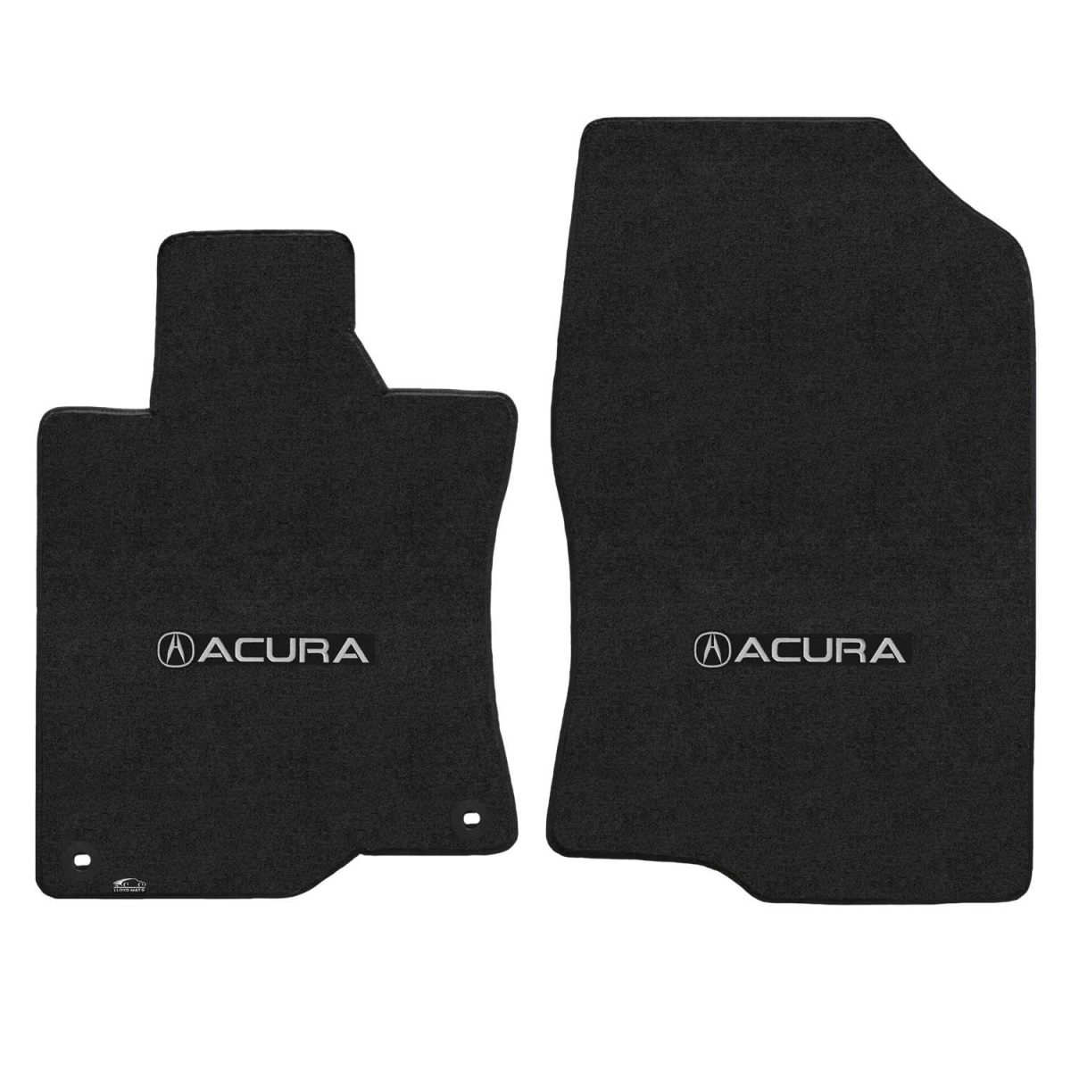 2009-2014 TSX Ebony Velourtex Acura with A Logo Mats, 2 Piece