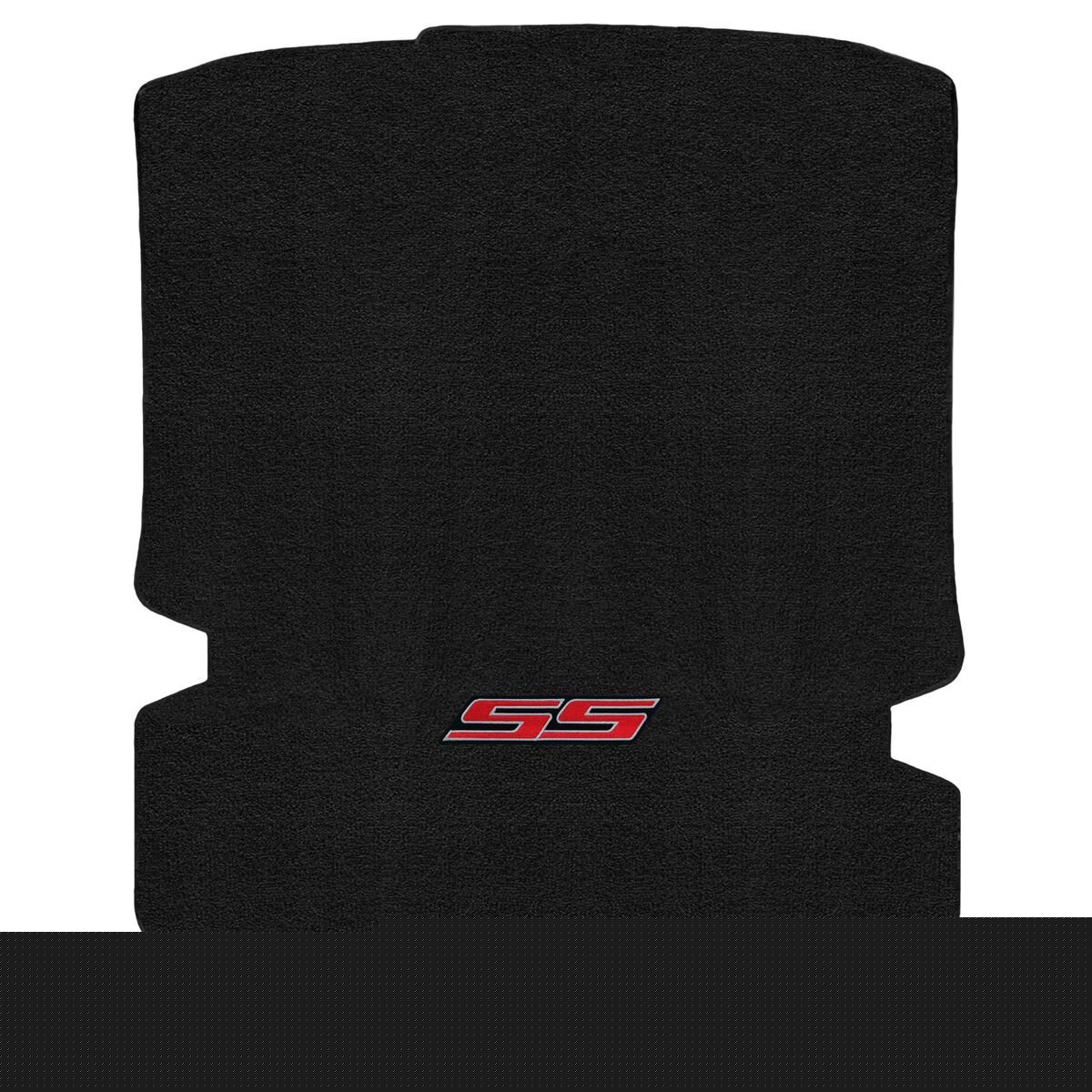2016-On Coupe Trunk Ebony Ultimat Camaro SS Red Logo Mats - Ebony