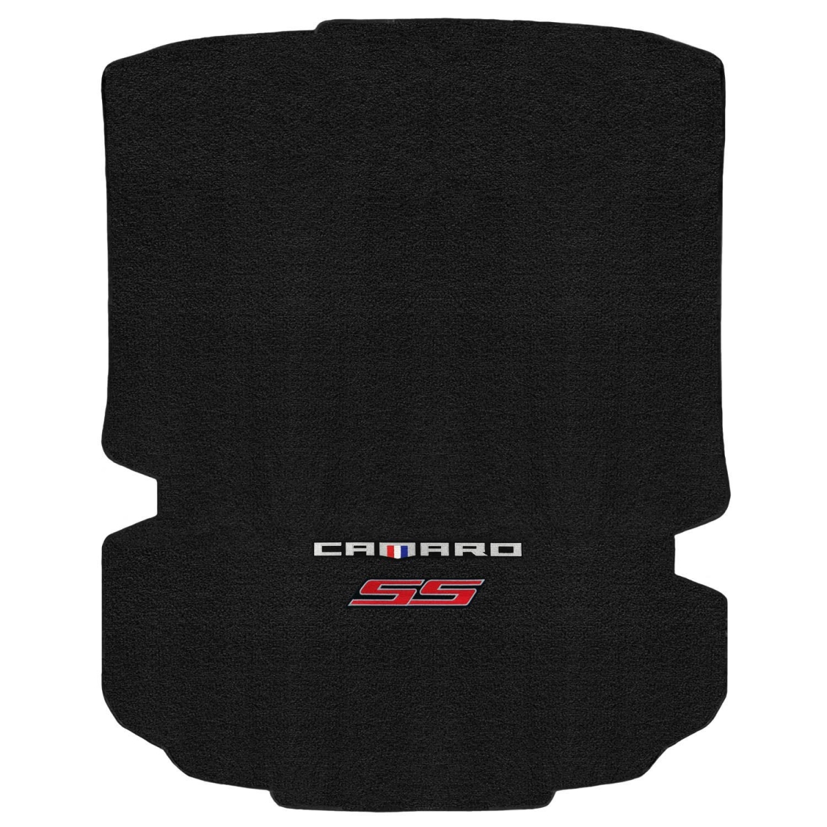 2016-On Coupe Trunk Ebony Ultimat Camaro Plus SS Red Logo Mats