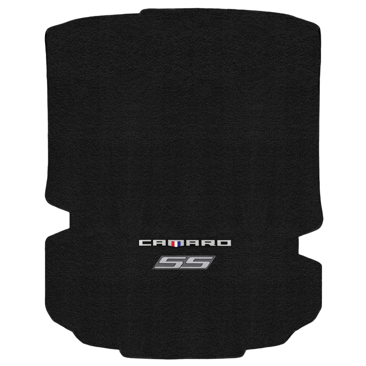 2016-On Coupe Trunk Ebony Ultimat Camaro Plus SS Silver Logo Mats - Silver