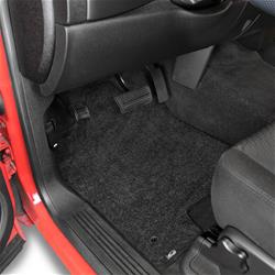 2007-2013 Silverado Crew-Extended Cab Front Ebony Ultimat Plain Mats