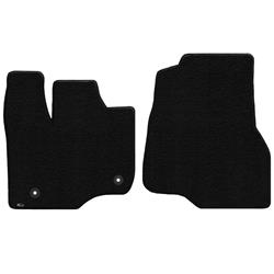 2015-On Ford F150 Front Black Ultimat Plain Mats - Black