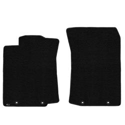 600185 2011.5-2015 Toyota Tacoma Front Black Ultimat Plain Mats, 2 Piece
