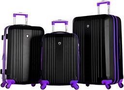 Picture of Olympia USA HF-1900-3-BK Plus PU Apache II Expandable Spinner Set&#44; Purple - 3 Piece
