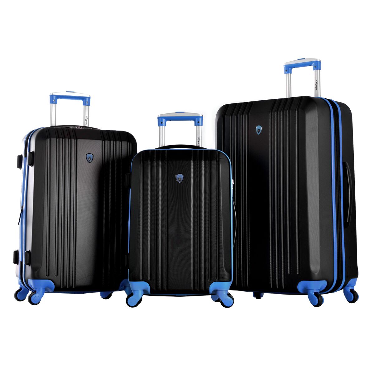 Picture of Olympia USA HF-1900-3-BK Plus BU Apache II Expandable Spinner Set&#44; Blue - 3 Piece