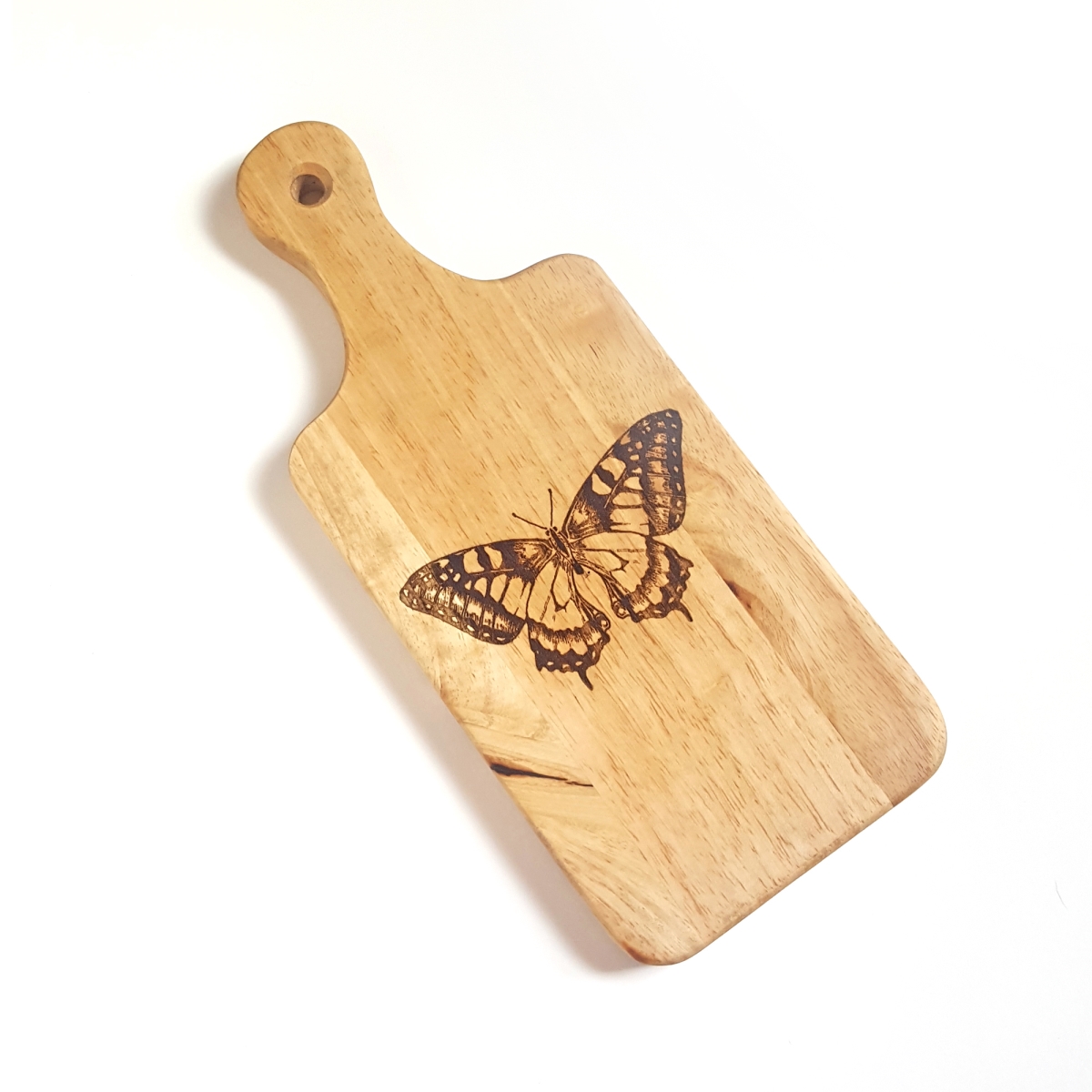 Picture of Lyoncraft CBBF01 Butterfly Engraved Wooden Cheese Board