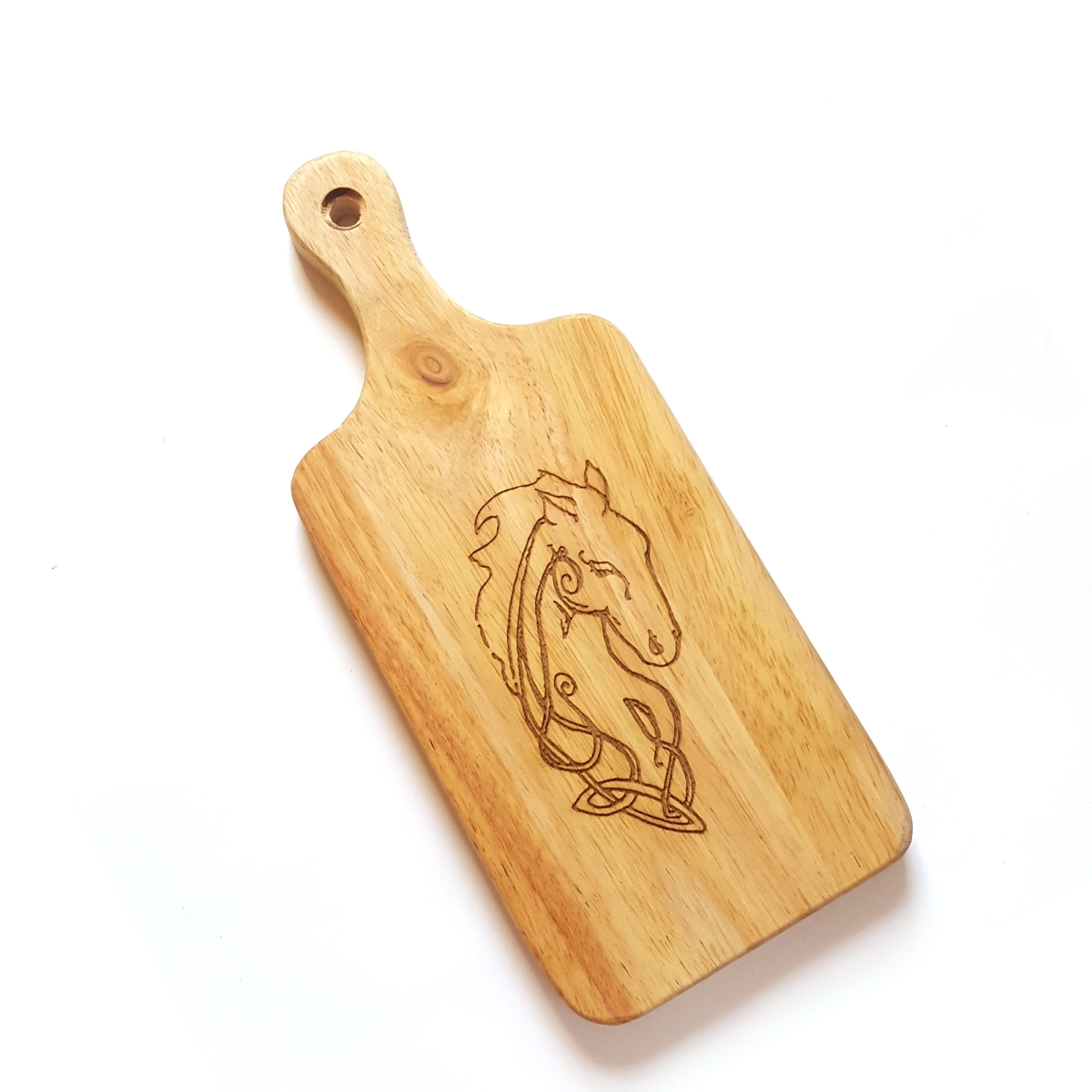 Picture of Lyoncraft CBCH01 Celtic Horse Engraved Wooden Cheese Board