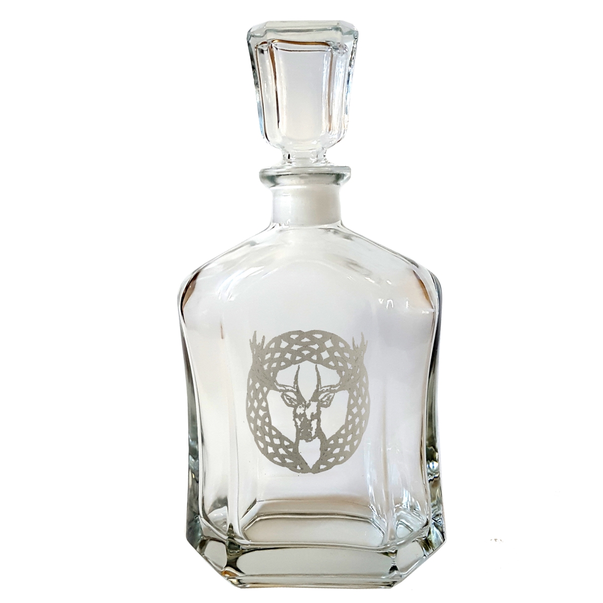 Picture of Lyoncraft DCSG01 Celtic Stag Engraved Decanter Glass
