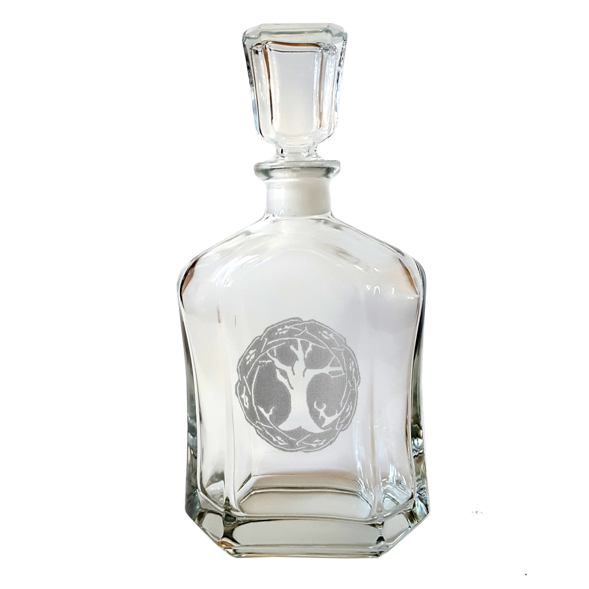 Picture of Lyoncraft DCTL01 23.75 oz Tree Of Life Engraved Decanter Glass