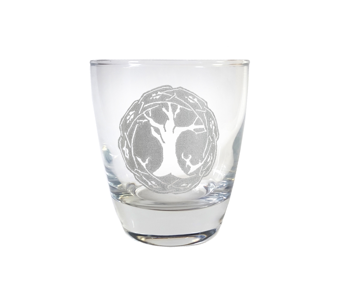 Picture of Lyoncraft LBTL01 10 oz Tree Of Life Engraved Lowball Glass