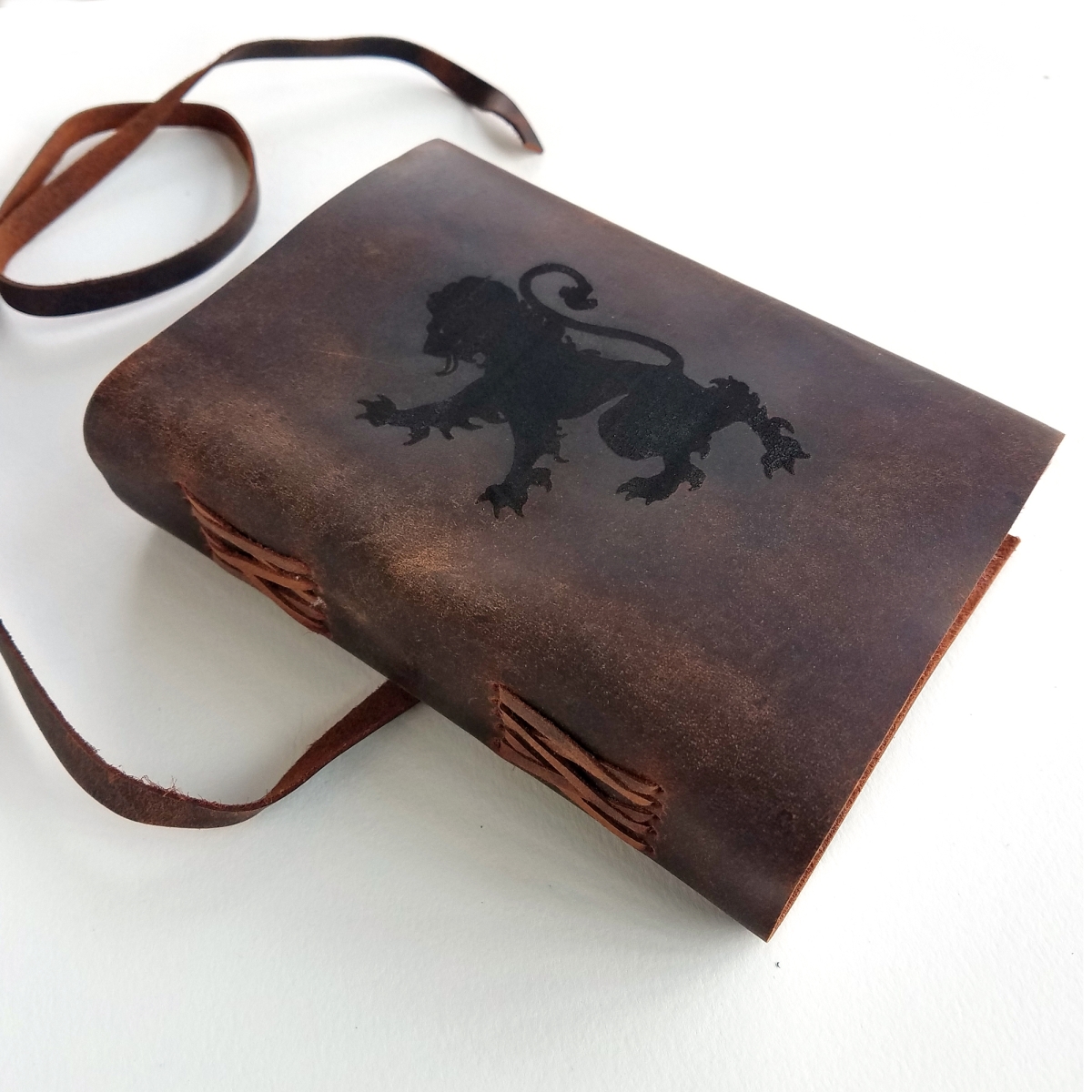 Lion Rampant Unlined Leather Journal Book