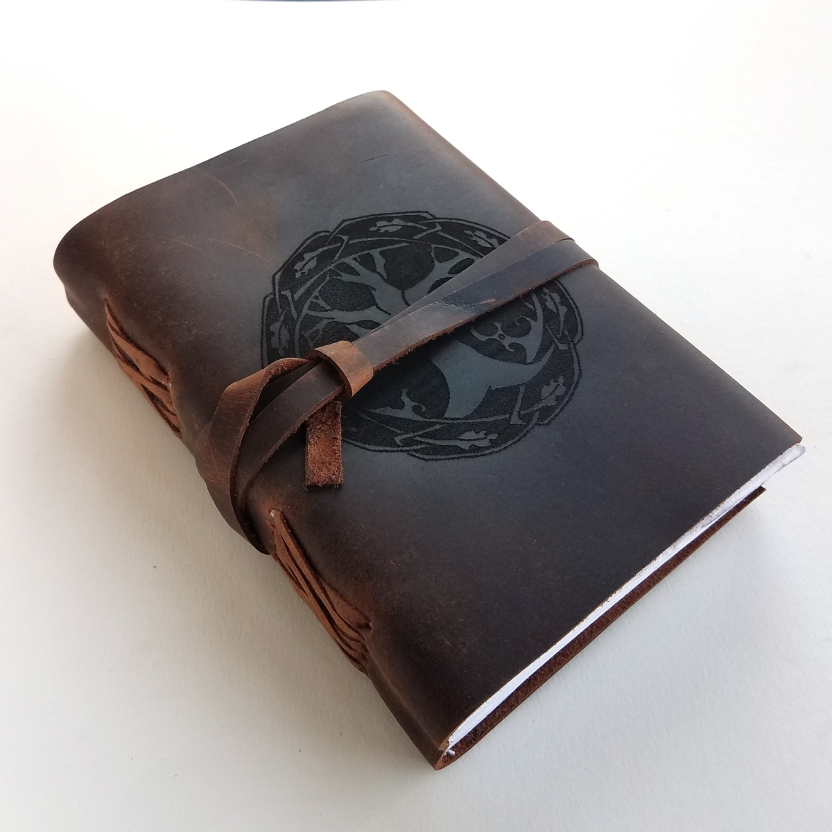 LJTL01 Tree Of Life Unlined Leather Journal Book