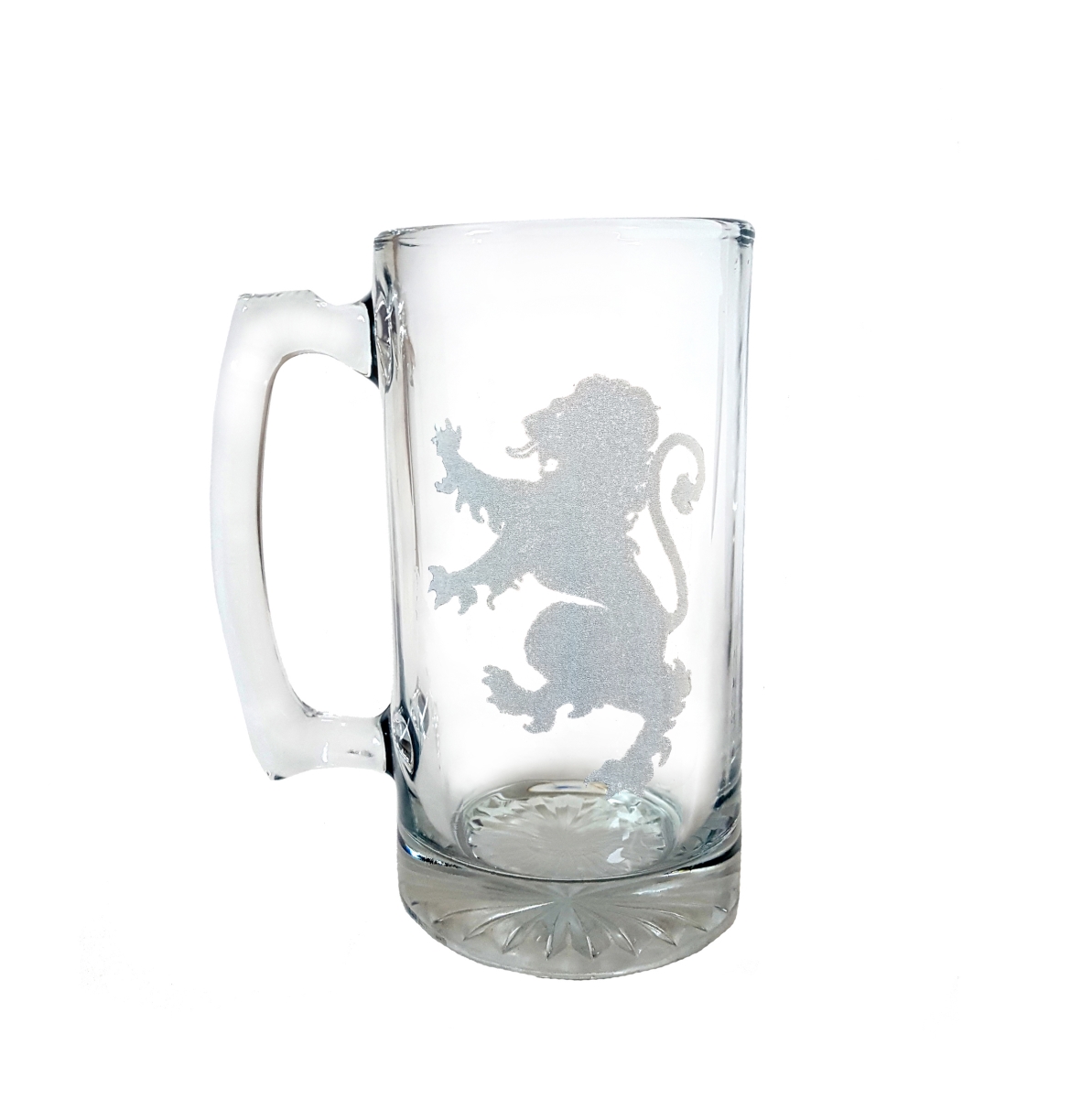 Picture of Lyoncraft LSLR01 26 oz Lion Rampant Engraved Stein Glass