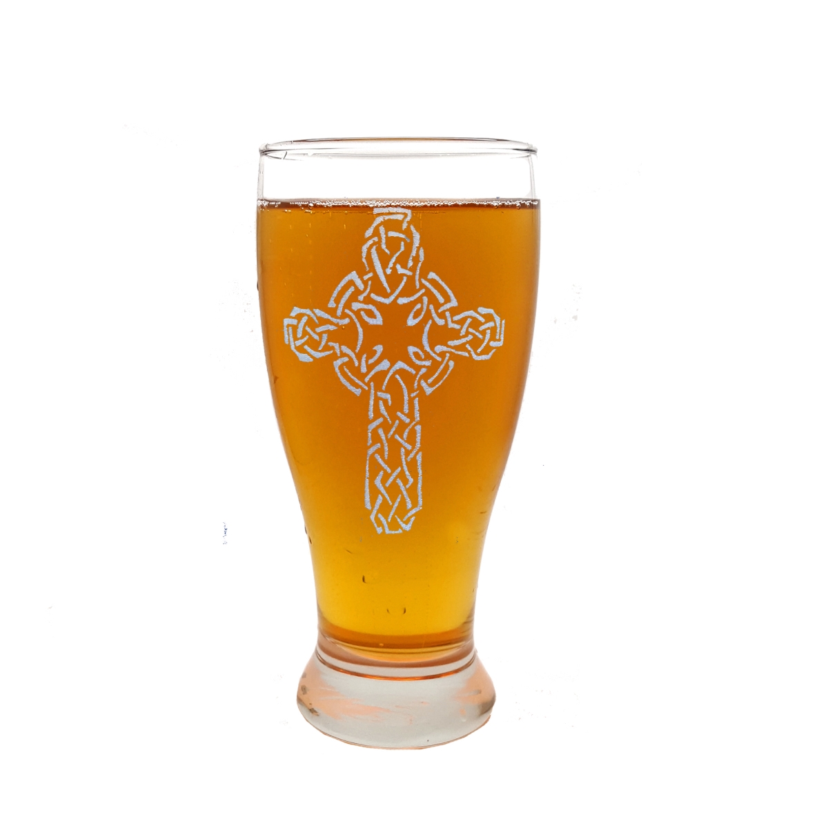 Picture of Lyoncraft PICR02 19 oz Celtic Cross Engraved Pint Glass
