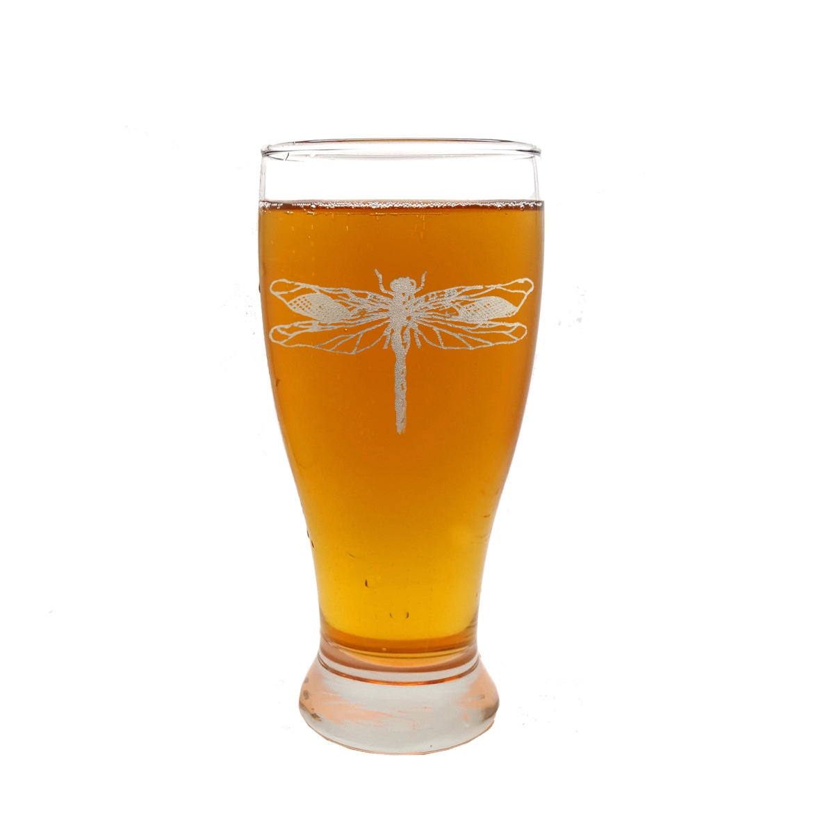 Picture of Lyoncraft PIDF01 19 oz Dragonfly Engraved Pint Glass