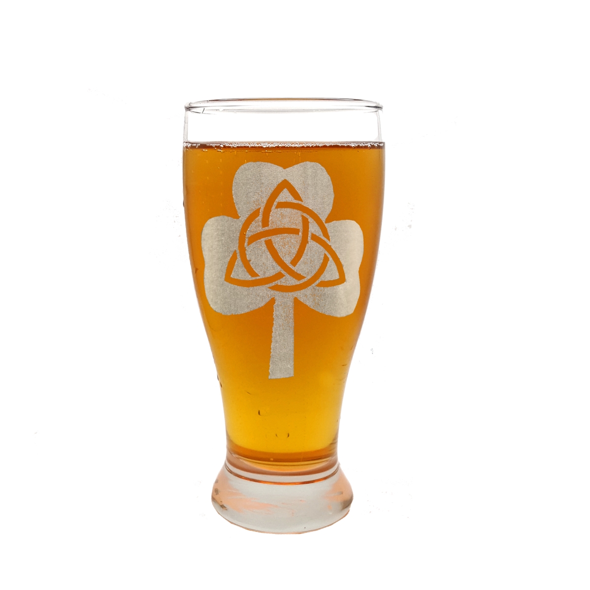 Picture of Lyoncraft PITC01 19 oz Trinity Clover Engraved Pint Glass