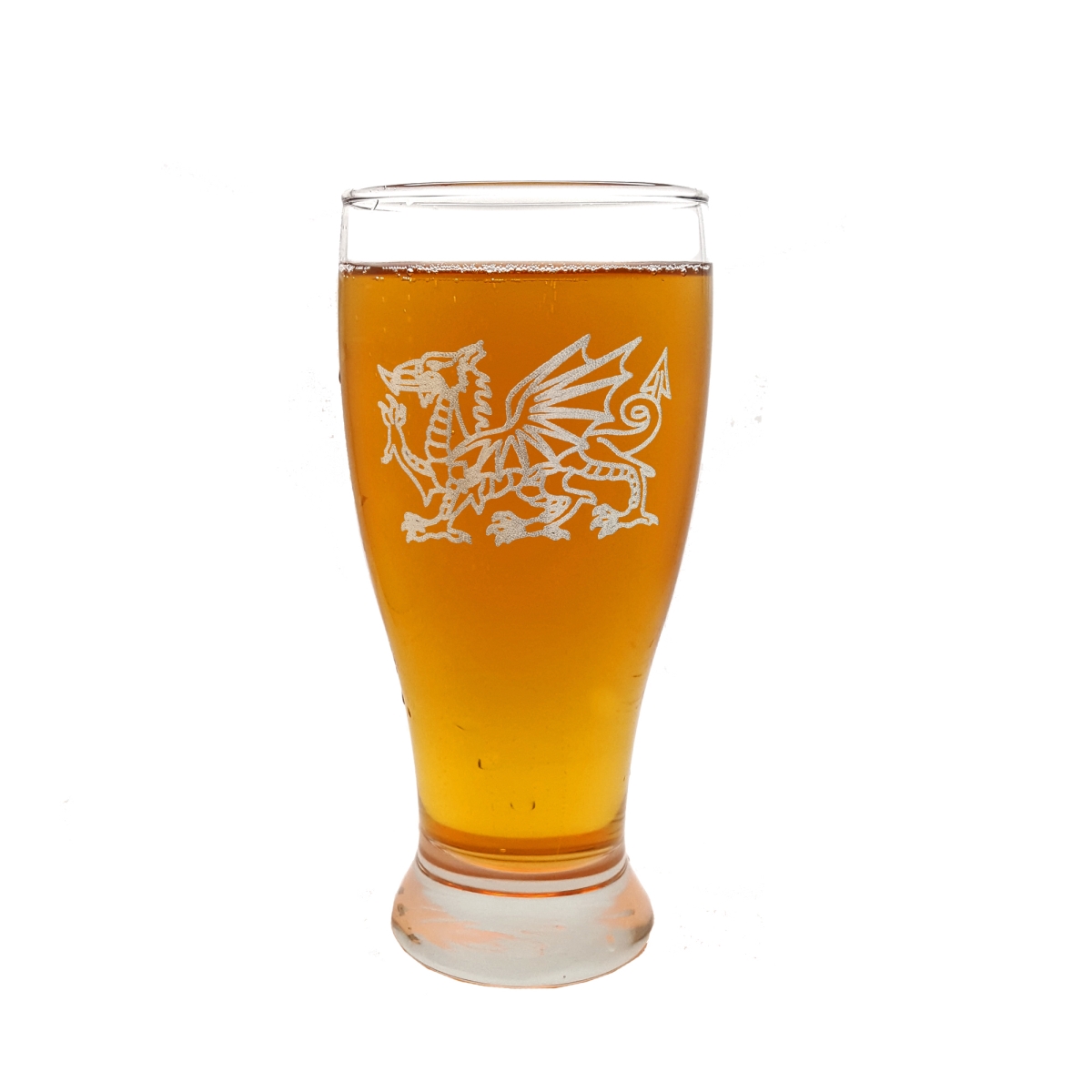 Picture of Lyoncraft PIWD01 19 oz Welsh Dragon Engraved Pint Glass
