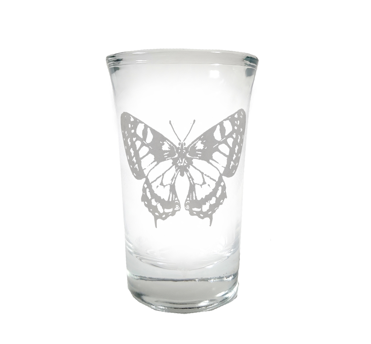 Picture of Lyoncraft SHBF01 1.5 oz Butterfly Engraved Shot Glass