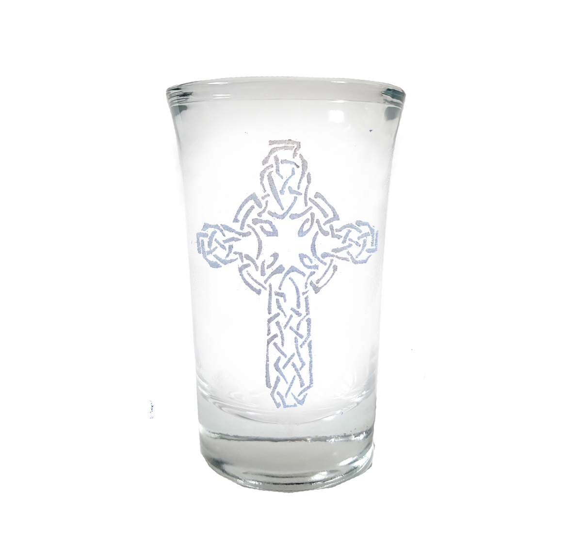 Picture of Lyoncraft SHCR02 1.5 oz Celtic Cross Engraved Shot Glass