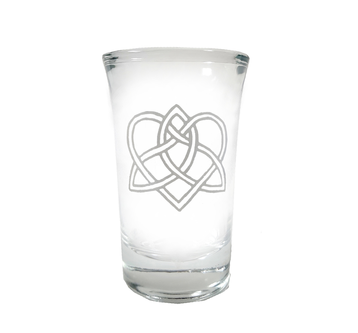 Picture of Lyoncraft SHLK01 1.5 oz Celtic Love Knot Engraved Shot Glass