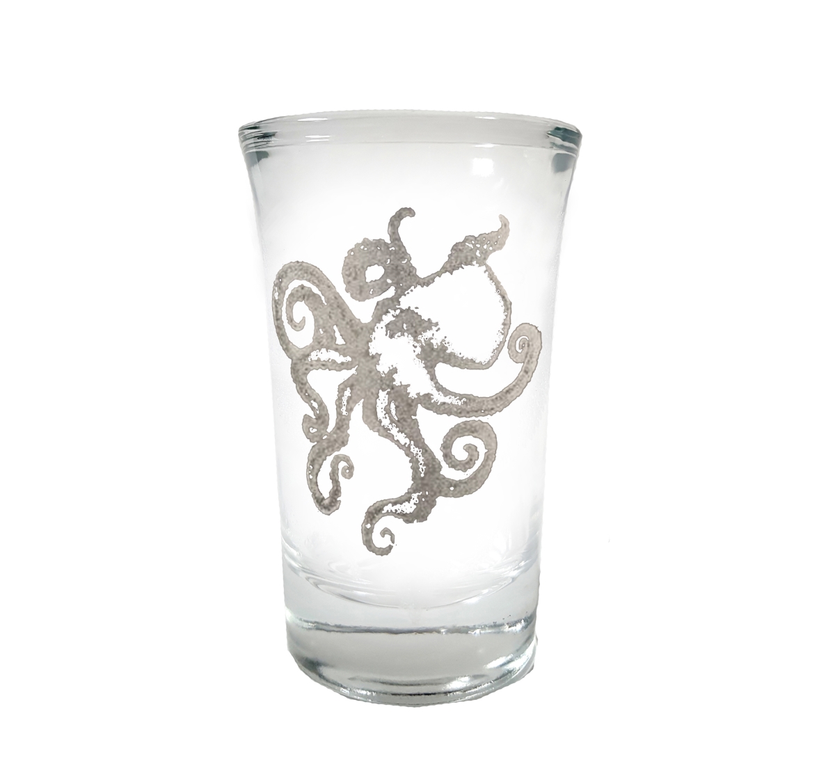 Picture of Lyoncraft SHOC01 1.5 oz Octopus Engraved Shot Glass