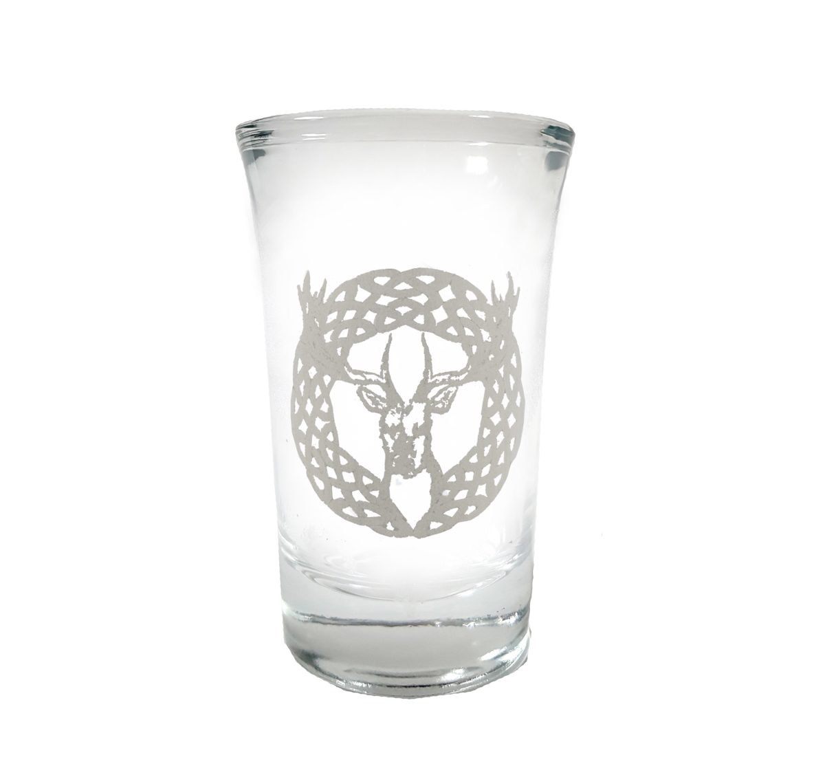 Picture of Lyoncraft SHSG01 1.5 oz Celtic Stag Engraved Shot Glass